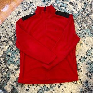 Men’s Nautica Red Fleece Jacket- Size XL